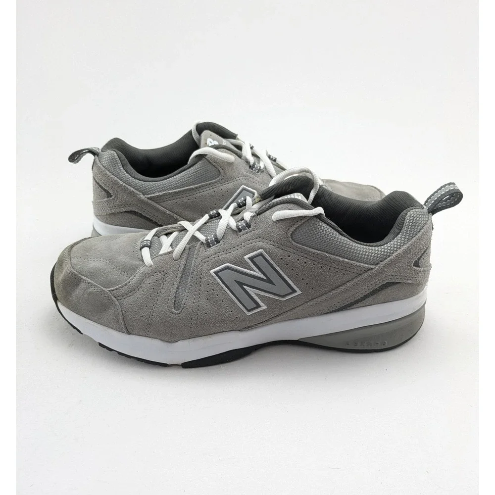 Mens New Balance 608v5 Grey Suede Running Training Shoes MX608UG5 Size 11